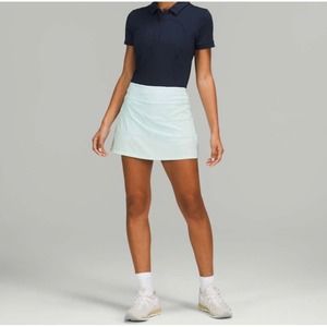 LULULEMON Pace Rival Mid-Rise Skirt Delicate Mint Tall Women’s Size 6 Tennis